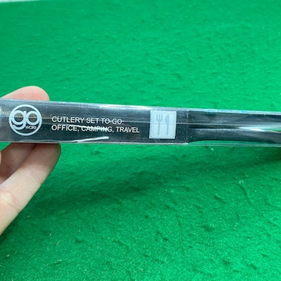 new cutlery set to go, office, camping, travel, Fork, knife and spoon 3 in 1 pla - Picture 8 of 8